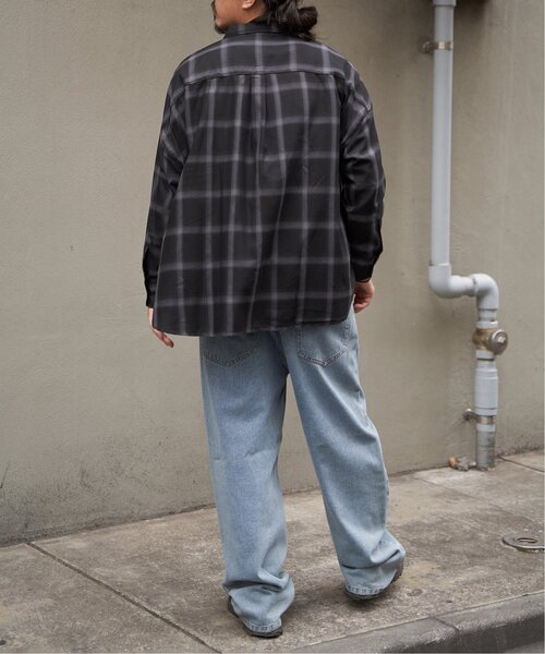 BEVERLY HILLS POLO CLUB（ビバリーヒルズポロクラブ）の「BEVERLY HILLS POLO CLUB TRルーズシルエットシャツ（シャツ/ブラウス・レディース・ブラック/サックスブルー/イエロー系/オレンジ系/グリーン系/グレー・M）」の11枚目の写真