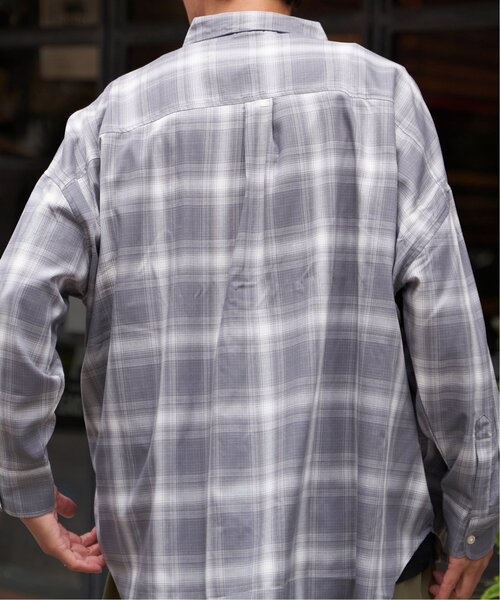 BEVERLY HILLS POLO CLUB（ビバリーヒルズポロクラブ）の「BEVERLY HILLS POLO CLUB TRルーズシルエットシャツ（シャツ/ブラウス・レディース・ブラック/サックスブルー/イエロー系/オレンジ系/グリーン系/グレー・M）」の12枚目の写真