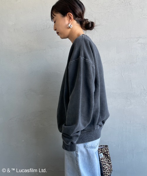 GOOD ROCK SPEED（グッドロックスピード）の「[GOOD ROCK SPEED/グッドロックスピード] 別注 / STAR WARS / EWOK / プリントスウェット / ディズニー（スウェット・レディース・チャコールグレー・M/XL/L）」の4枚目の写真