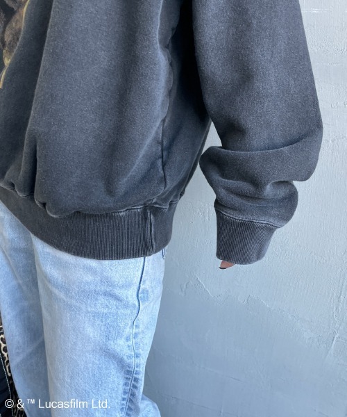 GOOD ROCK SPEED（グッドロックスピード）の「[GOOD ROCK SPEED/グッドロックスピード] 別注 / STAR WARS / EWOK / プリントスウェット / ディズニー（スウェット・レディース・チャコールグレー・M/XL/L）」の11枚目の写真