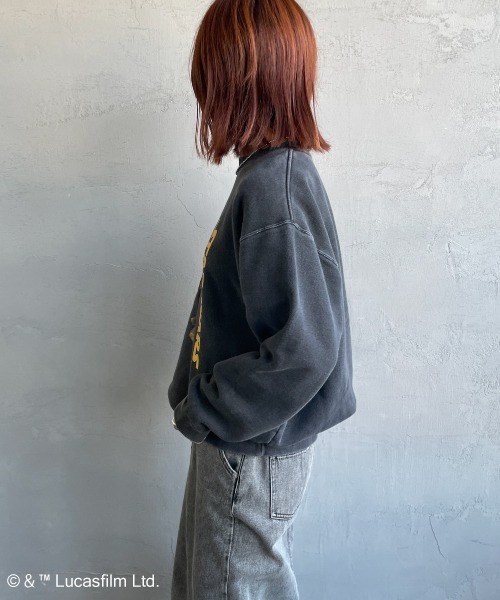 GOOD ROCK SPEED（グッドロックスピード）の「[GOOD ROCK SPEED/グッドロックスピード] 別注 / STAR WARS / EWOK / プリントスウェット / ディズニー（スウェット・レディース・チャコールグレー・M/XL/L）」の13枚目の写真
