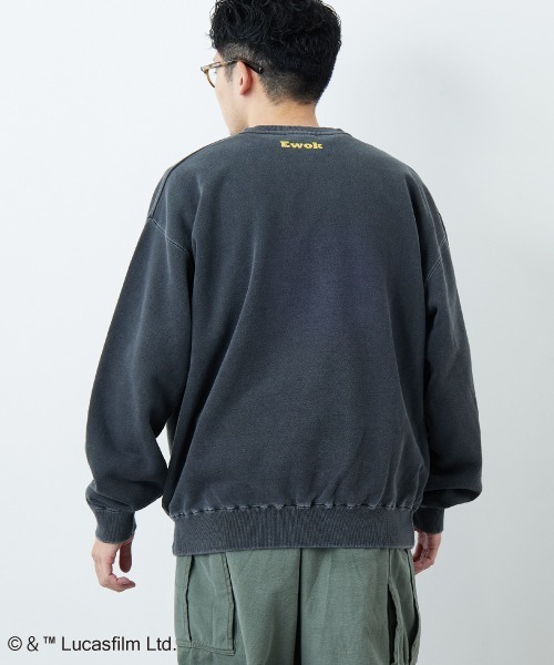 GOOD ROCK SPEED（グッドロックスピード）の「[GOOD ROCK SPEED/グッドロックスピード] 別注 / STAR WARS / EWOK / プリントスウェット / ディズニー（スウェット・レディース・チャコールグレー・M/XL/L）」の21枚目の写真