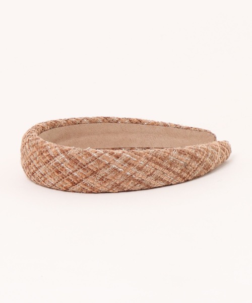 apres jour（アプレジュール）の「【apres jour×ARIAZ】ツイードカチューシャ（カチューシャ・レディース・ベージュ/オフホワイト/ブラック・FREE）」の9枚目の写真