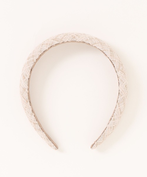 apres jour（アプレジュール）の「【apres jour×ARIAZ】ツイードカチューシャ（カチューシャ・レディース・ベージュ/オフホワイト/ブラック・FREE）」の10枚目の写真