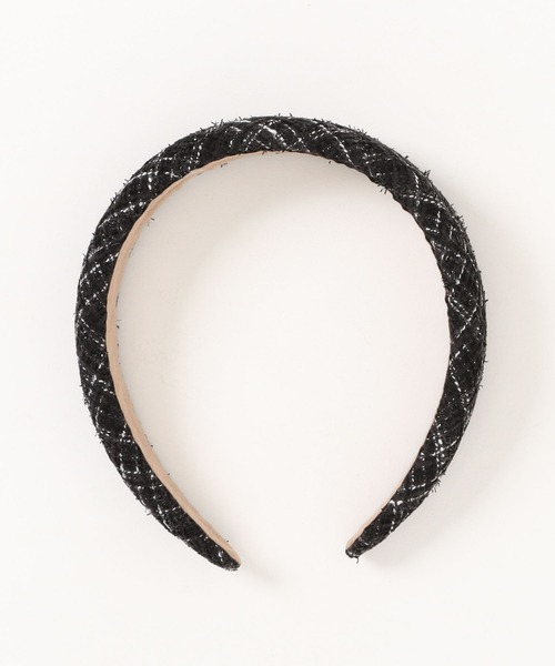 apres jour（アプレジュール）の「【apres jour×ARIAZ】ツイードカチューシャ（カチューシャ・レディース・ベージュ/オフホワイト/ブラック・FREE）」の12枚目の写真