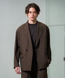 CITY TOKYO | 【CITY TOKYO/シティートーキョー】SUMMER TWEED ダブルブレザー(テーラードジャケット)