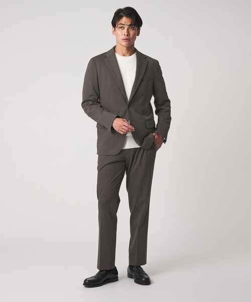 A DAY IN THE LIFE UNITED ARROWS(アデイインザライフユナイテッドアローズ)の「ツイル ポンチ ジャージー 2ボタンジャケット-セットアップ対応-<A DAY IN THE LIFE>(テーラードジャケット・メンズ・オリーブ/ダークグレー/ネイビー・M/S/L/XL)」の6枚目の写真