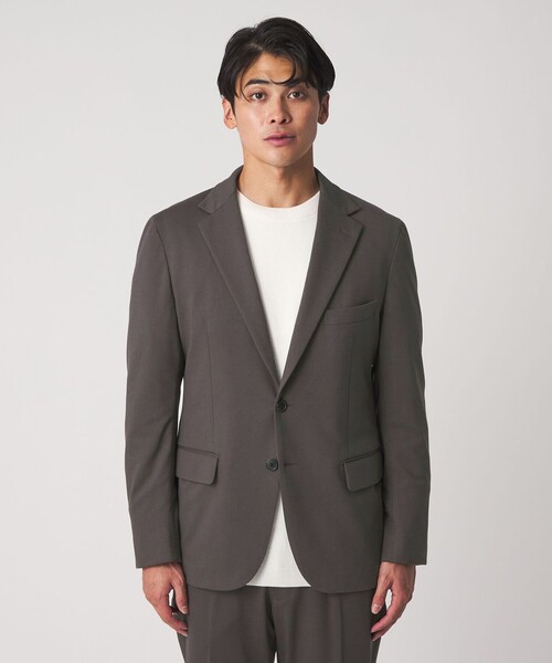 A DAY IN THE LIFE UNITED ARROWS(アデイインザライフユナイテッドアローズ)の「ツイル ポンチ ジャージー 2ボタンジャケット-セットアップ対応-<A DAY IN THE LIFE>(テーラードジャケット・メンズ・オリーブ/ダークグレー/ネイビー・M/S/L/XL)」の10枚目の写真