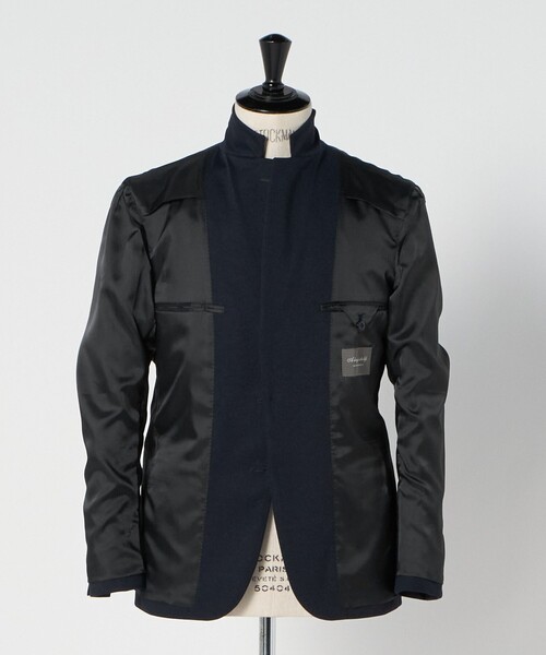 A DAY IN THE LIFE UNITED ARROWS(アデイインザライフユナイテッドアローズ)の「ツイル ポンチ ジャージー 2ボタンジャケット-セットアップ対応-<A DAY IN THE LIFE>(テーラードジャケット・メンズ・オリーブ/ダークグレー/ネイビー・M/S/L/XL)」の18枚目の写真