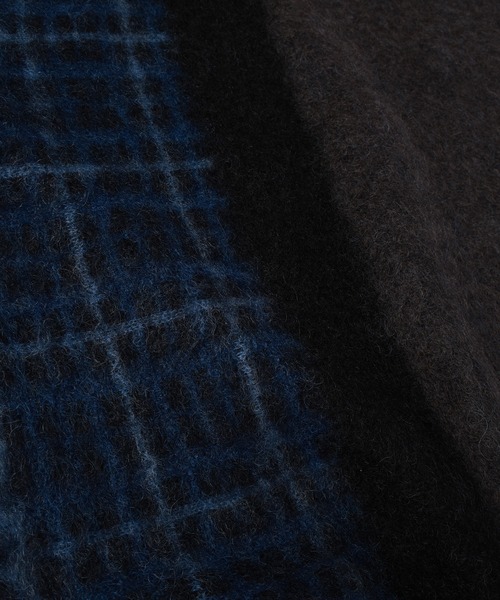 CULLNI（クルニ）の「CULLNI for DAKS LONDON Asymmetrical Mohair Shaggy Pullover Knit（ニット/セーター・メンズ・ブラック×ブラック/チャコール/チェック/ブラック×ベージュ・0/1/2）」の12枚目の写真