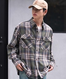 WEGO | WEGO/【25年秋冬新作】ヘビーネルチェックシャツ(LS)(シャツ/ブラウス)