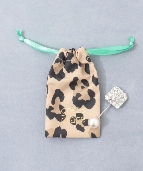 grace grace (グラスグラス)の「【grace grace/グラスグラス】スクエアビジュープッシュピン(リング・レディース・シルバー・FREE)」の6枚目の写真