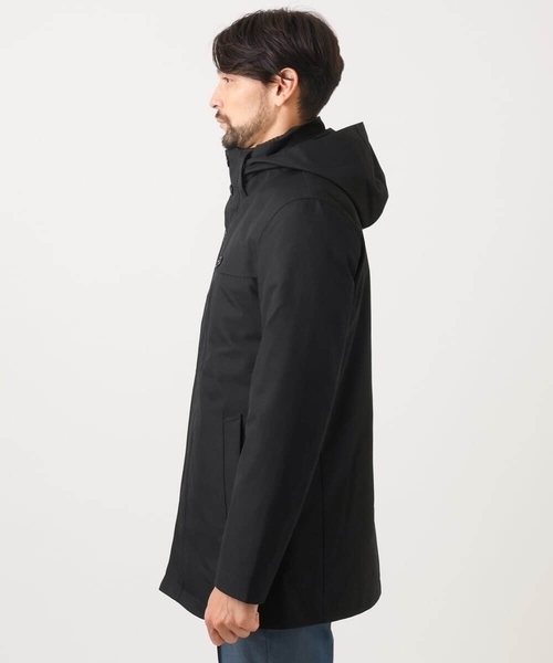 MICHEL KLEIN HOMME (ミッシェルクランオム)の「3WAYライナー付きコート(ステンカラーコート・メンズ・ブラック/グレー・MEDIUM/LARGE/X-LARGE)」の8枚目の写真