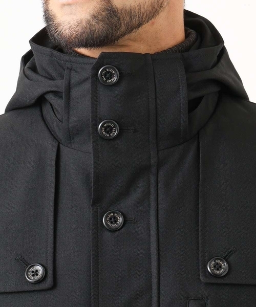 MICHEL KLEIN HOMME (ミッシェルクランオム)の「3WAYライナー付きコート(ステンカラーコート・メンズ・ブラック/グレー・MEDIUM/LARGE/X-LARGE)」の11枚目の写真