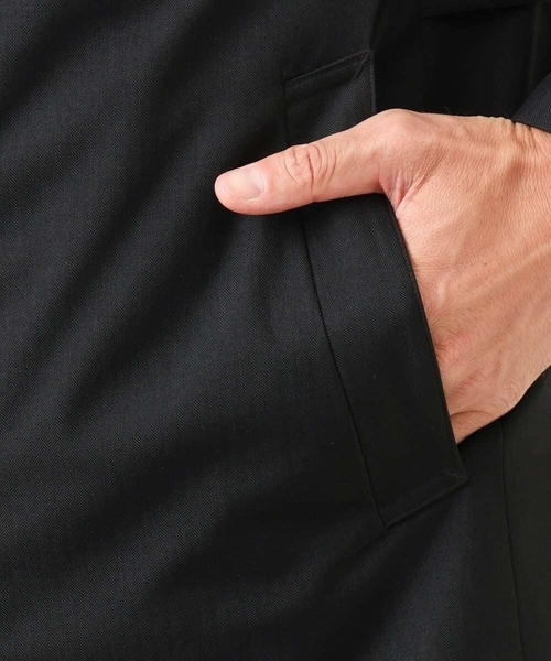 MICHEL KLEIN HOMME (ミッシェルクランオム)の「3WAYライナー付きコート(ステンカラーコート・メンズ・ブラック/グレー・MEDIUM/LARGE/X-LARGE)」の14枚目の写真