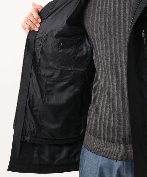 MICHEL KLEIN HOMME (ミッシェルクランオム)の「3WAYライナー付きコート(ステンカラーコート・メンズ・ブラック/グレー・MEDIUM/LARGE/X-LARGE)」の17枚目の写真