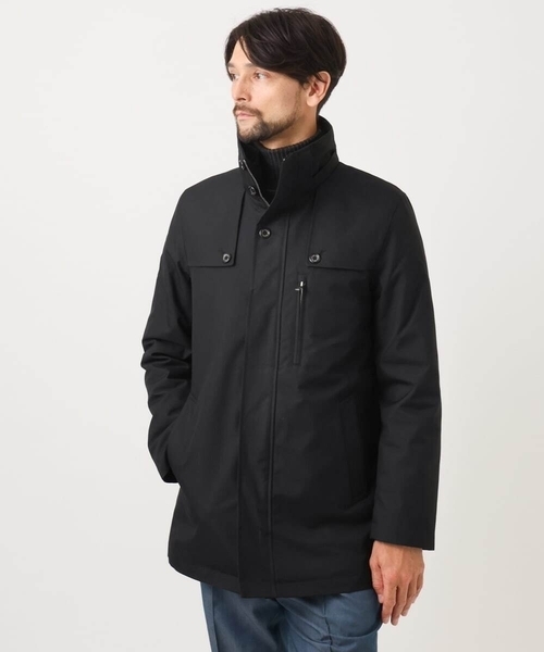 MICHEL KLEIN HOMME (ミッシェルクランオム)の「3WAYライナー付きコート(ステンカラーコート・メンズ・ブラック/グレー・MEDIUM/LARGE/X-LARGE)」の21枚目の写真