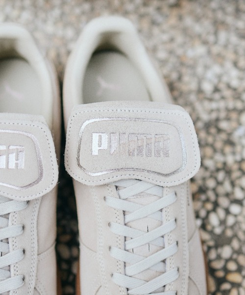 PUMA（プーマ）の「PALERMO PREMIUM METALLIC　404021-01（スニーカー・メンズ・ベージュ・27.0cm/26.5cm/26.0cm/25.5cm/29.0cm/28.5cm/24.0cm/23.5cm/23.0cm/22.5cm/28.0cm/27.5cm/25.0cm/24.5cm）」の7枚目の写真