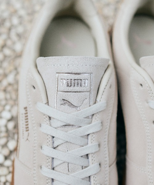 PUMA（プーマ）の「PALERMO PREMIUM METALLIC　404021-01（スニーカー・メンズ・ベージュ・27.0cm/26.5cm/26.0cm/25.5cm/29.0cm/28.5cm/24.0cm/23.5cm/23.0cm/22.5cm/28.0cm/27.5cm/25.0cm/24.5cm）」の6枚目の写真
