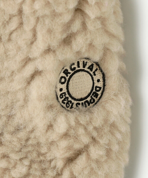 ORCIVAL | ボアフリース ノーカラーブルゾン WOMEN（ノーカラー