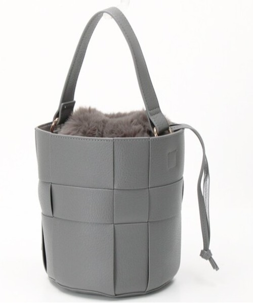 CACHELLIE（カシェリエ）の「PU MESH 4WAY BAG（ショルダーバッグ・レディース・グレー/ベージュ・FREE）」の5枚目の写真