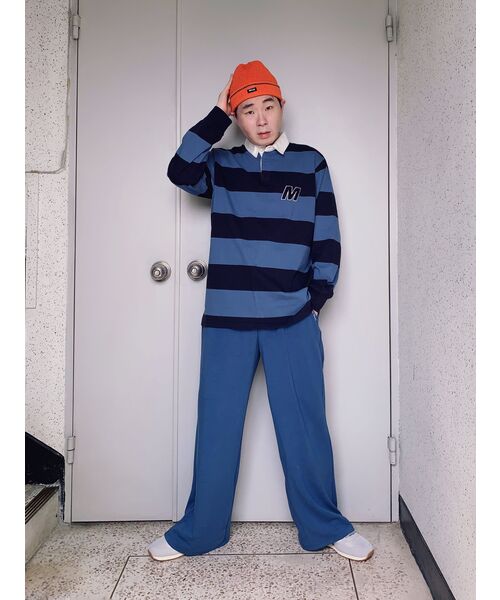 GAKKAI UNIONS(ガッカイユニオンズ)の「ワイドスウェットパンツネイビー(スウェットパンツ・レディース・その他・SMALL/MEDIUM/LARGE)」の6枚目の写真
