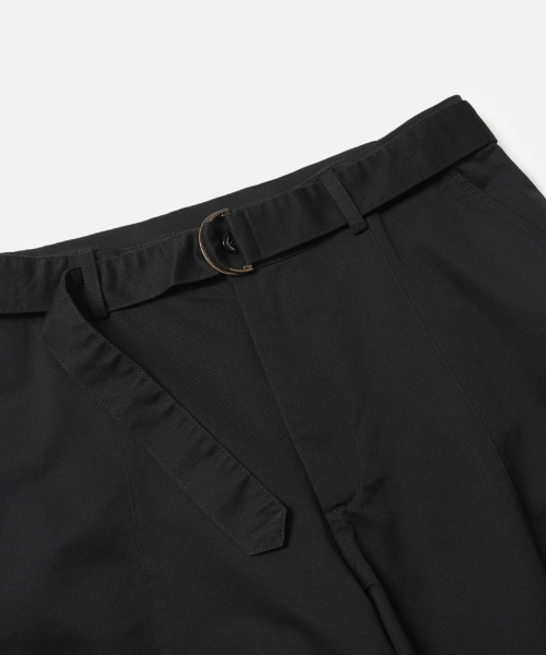 FRIZMWORKS（フリズムワークス）の「CHINO BELTED WORK BERMUDA SHORTS _ BLACK（その他パンツ・メンズ・その他・MEDIUM/LARGE/X-LARGE）」の3枚目の写真