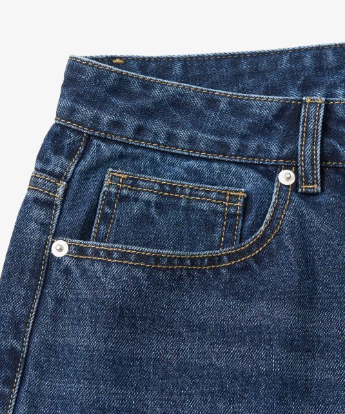 TOFFEE(トフィー)の「モアワイドデニムパンツ (MEDIUM INDIGO)(デニムパンツ・メンズ・その他・SMALL/MEDIUM/X-LARGE/LARGE)」の6枚目の写真
