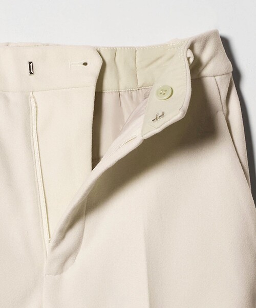 A DAY IN THE LIFE UNITED ARROWS(アデイインザライフユナイテッドアローズ)の「ニットメルトン イージーワイドパンツ <A DAY IN THE LIFE>(その他パンツ・レディース・その他1/ネイビー/オフホワイト・36/40/38)」の4枚目の写真