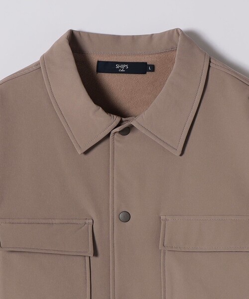 セール】SHIPS Colors:〈洗濯機可能〉バックフリース ストレッチ