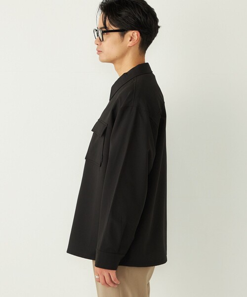 セール】SHIPS Colors:〈洗濯機可能〉バックフリース ストレッチ