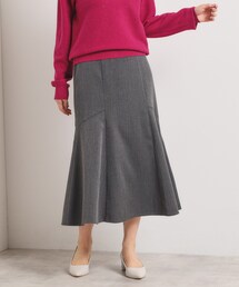 ITS'DEMO | 【手洗い可/ウエストゴム】ヘリンボーンマーメイドスカート(スカート)