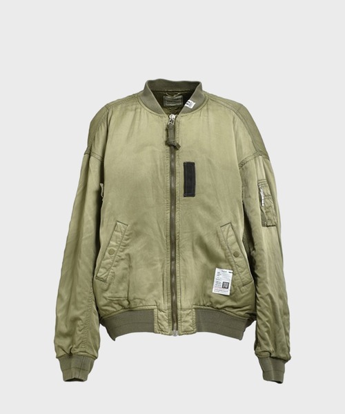 MIHARAYASUHIRO（ミハラヤスヒロ）の「【MIHARAYASUHIRO/ミハラヤスヒロ】AGED FLIGHT JACKET（ブルゾン・メンズ・ブラック/カーキ・46/48）」の2枚目の写真