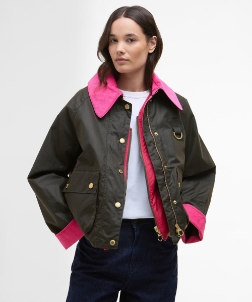 セール】Barbour Spey Icon Wax Short Jacket（バブアー スペイ