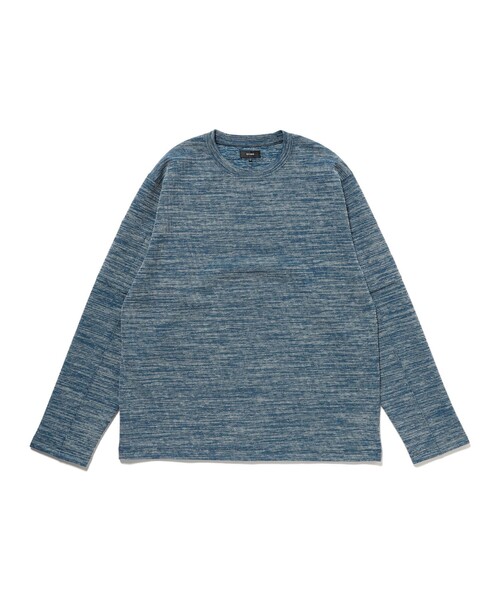 BEAMS（ビームス）の「ダブルフェイス リブ ロングスリーブ（Tシャツ/カットソー・メンズ・グレー/ネイビー・S/XL/L/M）」の11枚目の写真