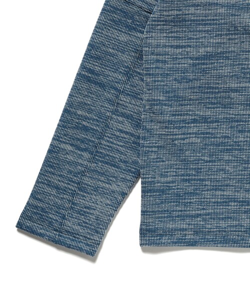BEAMS（ビームス）の「ダブルフェイス リブ ロングスリーブ（Tシャツ/カットソー・メンズ・グレー/ネイビー・S/XL/L/M）」の13枚目の写真