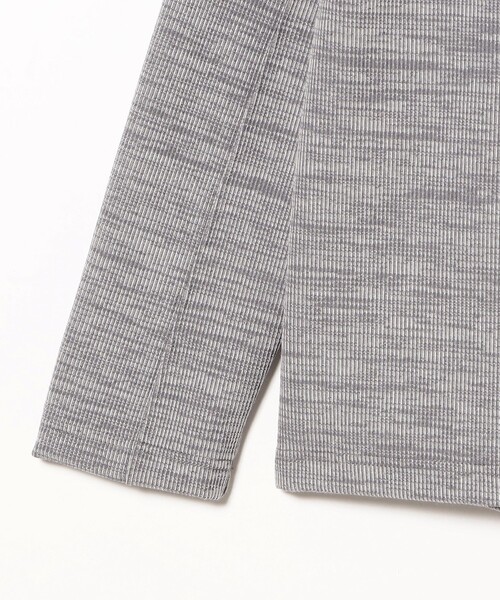 BEAMS（ビームス）の「ダブルフェイス リブ ロングスリーブ（Tシャツ/カットソー・メンズ・グレー/ネイビー・S/XL/L/M）」の3枚目の写真