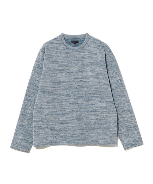 BEAMS（ビームス）の「ダブルフェイス リブ ロングスリーブ（Tシャツ/カットソー・メンズ・グレー/ネイビー・S/XL/L/M）」の7枚目の写真