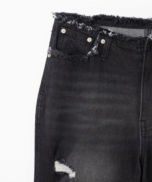 MILLO WOMEN（ミロウーマン）の「カットオフウエスタンジーンズ[ブラック]（デニムパンツ・レディース・その他・MEDIUM/SMALL）」の5枚目の写真