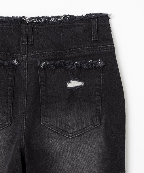 MILLO WOMEN（ミロウーマン）の「カットオフウエスタンジーンズ[ブラック]（デニムパンツ・レディース・その他・MEDIUM/SMALL）」の7枚目の写真