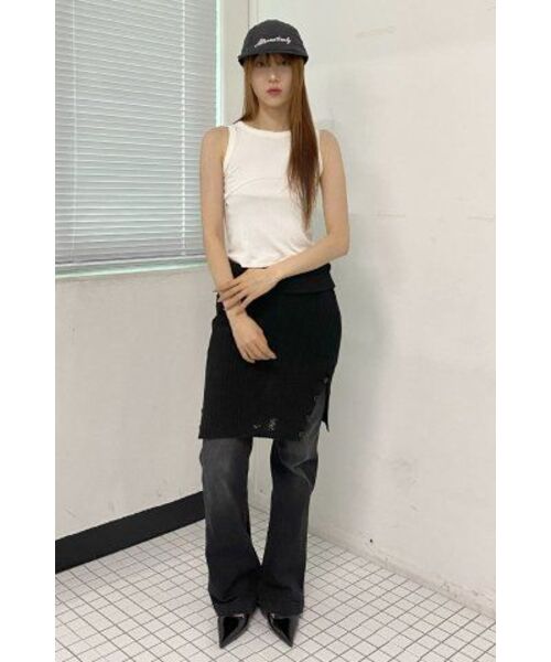 MILLO WOMEN（ミロウーマン）の「カットオフウエスタンジーンズ[ブラック]（デニムパンツ・レディース・その他・MEDIUM/SMALL）」の10枚目の写真