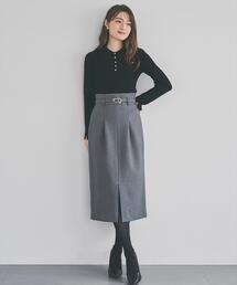 SWINGLE | 日本製センタースリットタイトスカート(スカート)