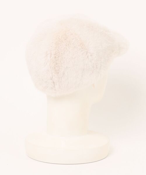 HAKKA KIDS（ハッカキッズ）の「フェイクファーキャップ（キャップ・キッズ・サックスブルー/キナリ・L/M）」の3枚目の写真