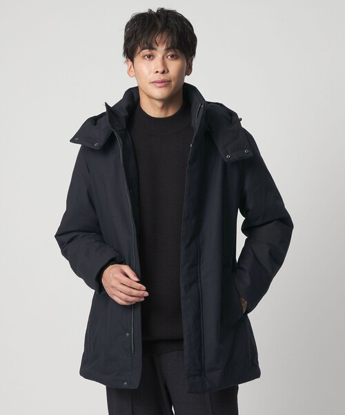 メランジ ミドル フードブルゾン-撥水-＜A DAY IN THE LIFE