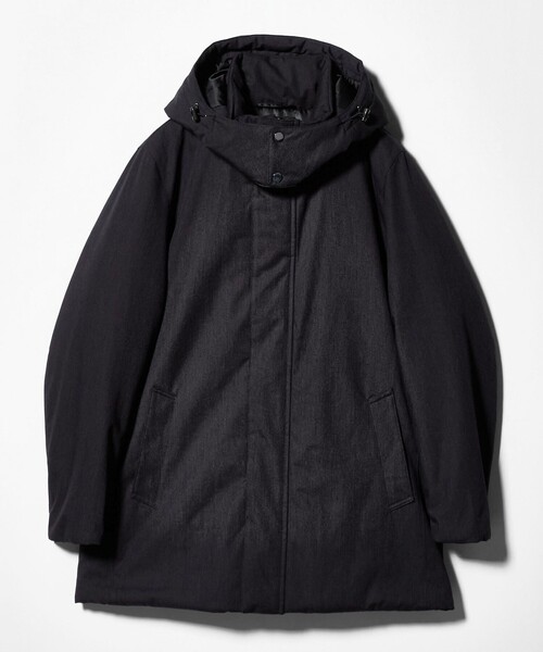 A DAY IN THE LIFE UNITED ARROWS(アデイインザライフユナイテッドアローズ)の「メランジ ミドル フードブルゾン-撥水-<A DAY IN THE LIFE>(ブルゾン・メンズ・ダークグレー/ブラック/ネイビー・L/XL/M)」の1枚目の写真