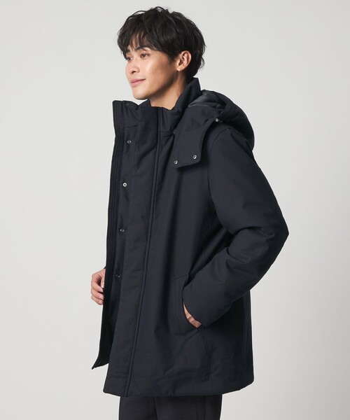 A DAY IN THE LIFE UNITED ARROWS(アデイインザライフユナイテッドアローズ)の「メランジ ミドル フードブルゾン-撥水-<A DAY IN THE LIFE>(ブルゾン・メンズ・ダークグレー/ブラック/ネイビー・L/XL/M)」の13枚目の写真