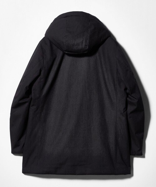 A DAY IN THE LIFE UNITED ARROWS(アデイインザライフユナイテッドアローズ)の「メランジ ミドル フードブルゾン-撥水-<A DAY IN THE LIFE>(ブルゾン・メンズ・ダークグレー/ブラック/ネイビー・L/XL/M)」の4枚目の写真