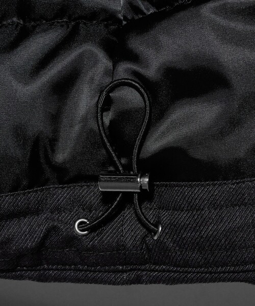 A DAY IN THE LIFE UNITED ARROWS(アデイインザライフユナイテッドアローズ)の「メランジ ミドル フードブルゾン-撥水-<A DAY IN THE LIFE>(ブルゾン・メンズ・ダークグレー/ブラック/ネイビー・L/XL/M)」の9枚目の写真