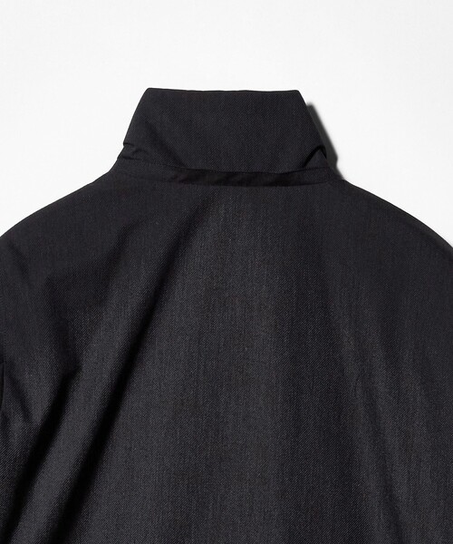 A DAY IN THE LIFE UNITED ARROWS(アデイインザライフユナイテッドアローズ)の「メランジ ミドル フードブルゾン-撥水-<A DAY IN THE LIFE>(ブルゾン・メンズ・ダークグレー/ブラック/ネイビー・L/XL/M)」の11枚目の写真
