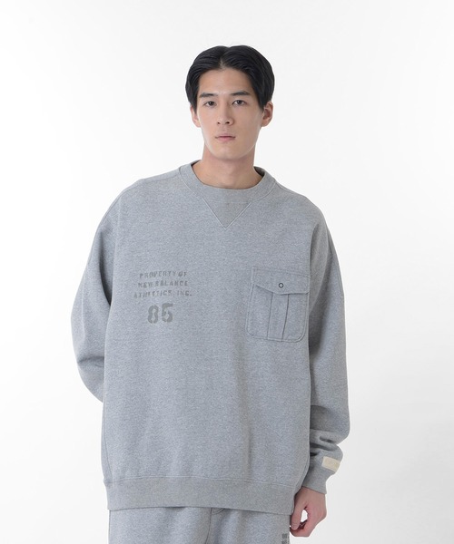 セール】1000 ステンシルスウェットクルーオーバーサイズフィット
